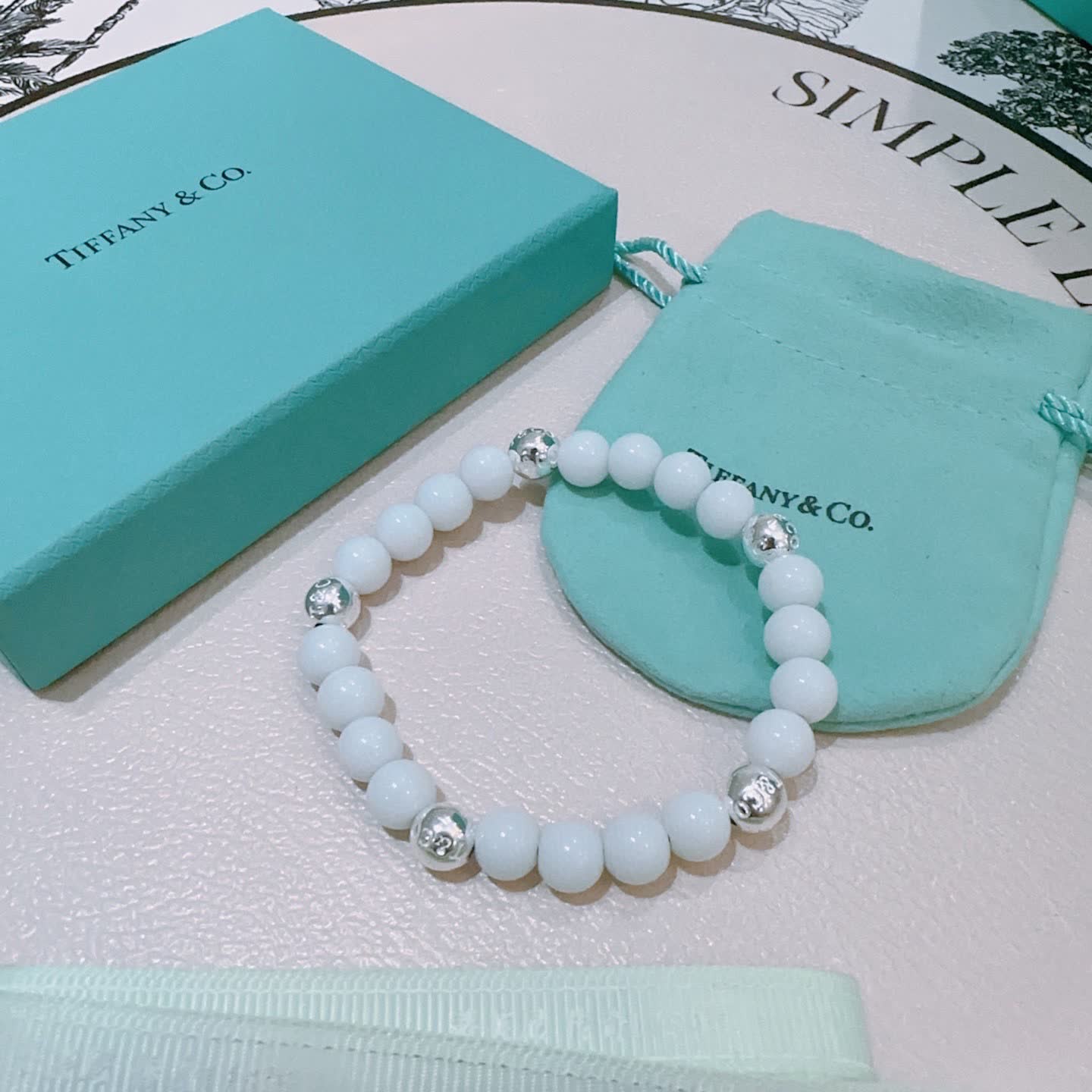 Tiffany & Co. Blue Bead Bracelet